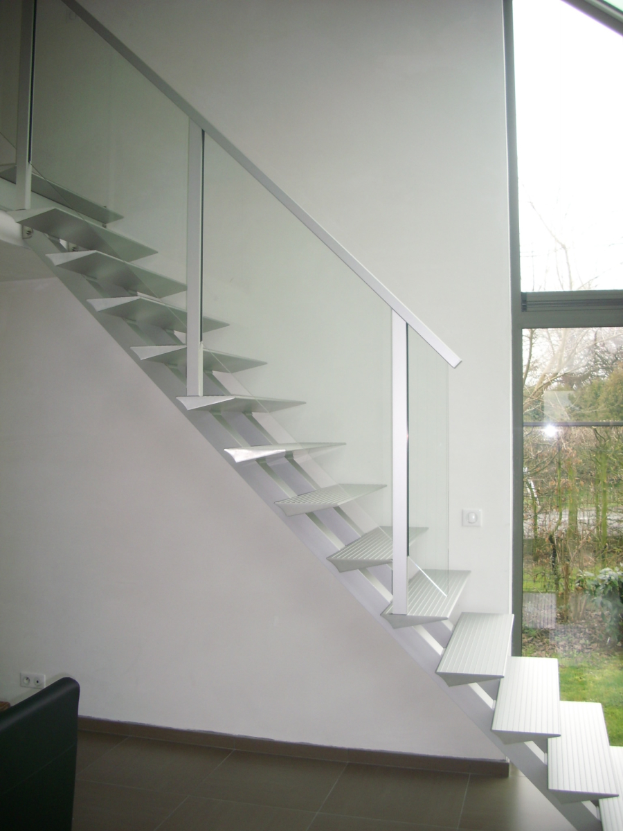 Trap Triangle in Lille (FR) - Graah aluminium designtrappen