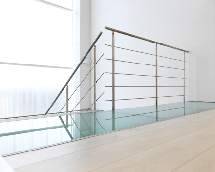 Stainless steel balustrades at Okey