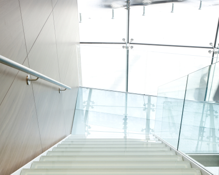 Large stair at Boréal in Brussels