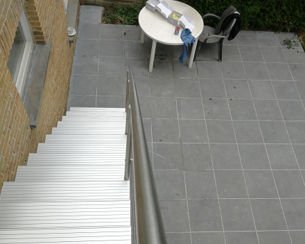 Outdoor stair Triangle at Grave