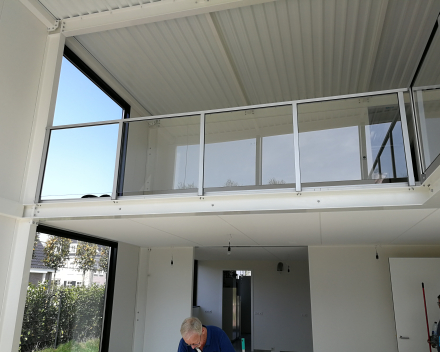 AluGlass balustrade Project Dommisse