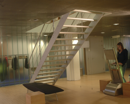 Escalier design Concorde dans un fitness