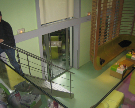 Design stair Concorde in the Spity Hotel