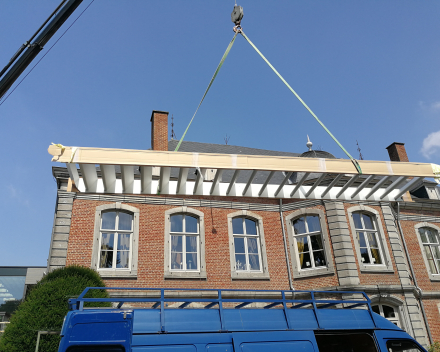 Outdoor stair Concorde Project Château de Wanfercée