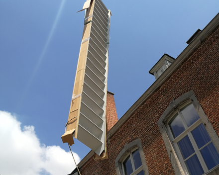 Escalier extérieur Concorde Projet Château de Wanfercée