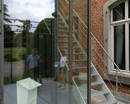 Escalier extérieur Concorde Projet Château de Wanfercée