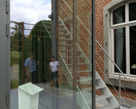 Escalier extérieur Concorde Projet Château de Wanfercée