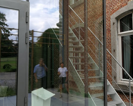 Escalier extérieur Concorde Projet Château de Wanfercée