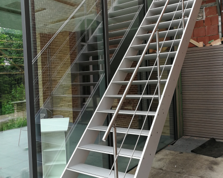 Escalier extérieur Concorde Projet Château de Wanfercée