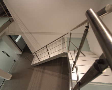 Escalier design Concorde dans l'entreprise Muylle Engineering