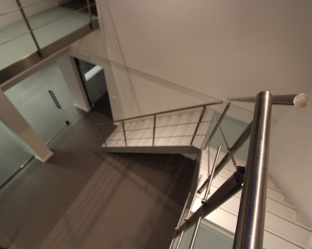 Escalier design Concorde dans l'entreprise Muylle Engineering