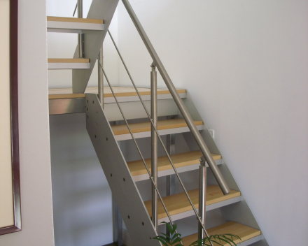 Wooden stair at Bobet in Lille (FR)