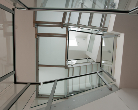 Glass stair at GVB in San Francisco (US)