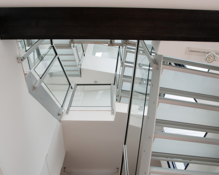 Glass stair at GVB in San Francisco (US)