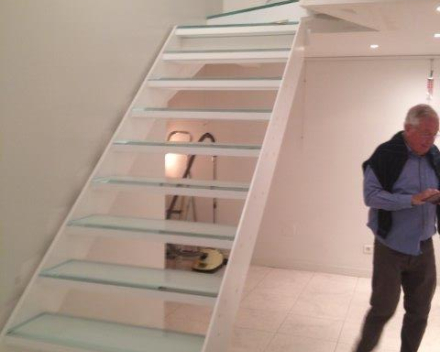 Glass stair with Inox P in Biarritz (FR)