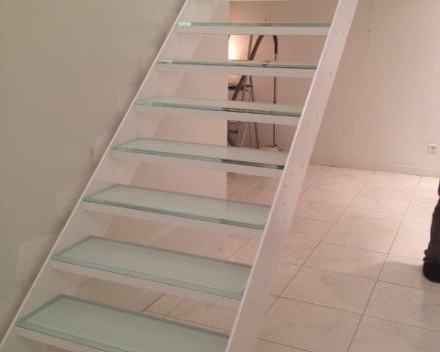 Glass stair with Inox P in Biarritz (FR)