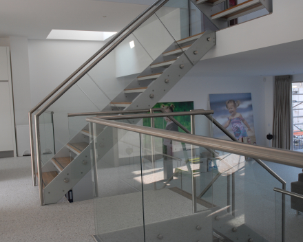 Wooden stair Project CameleonC1 in Ijburg (NL)