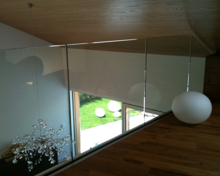 Full glass balustrade Swiss Resort