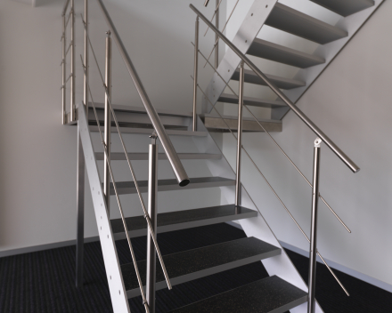 Stair with linoleum at Tibergyn in Wevelgem