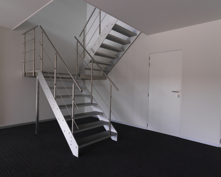 Stair with linoleum at Tibergyn in Wevelgem