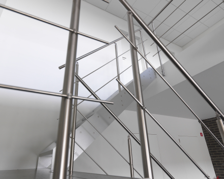 Stair with linoleum at Tibergyn in Wevelgem