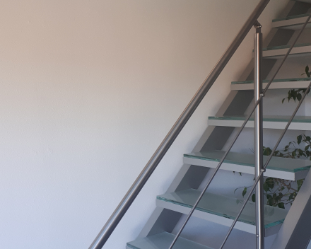 Glass staircase of the Vermeulen family