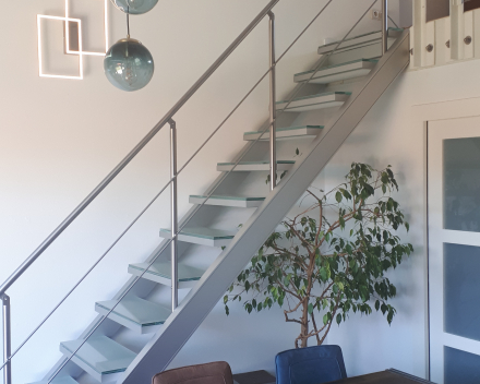 Glass staircase of the Vermeulen family