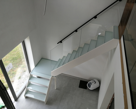 Illuminated staircase of the Rickaert-Boone family