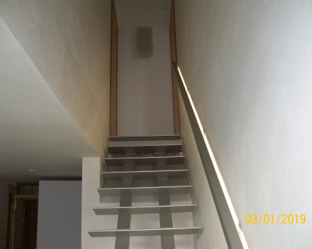 Modern stair Triangle at Bouckenooghe