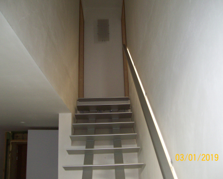 Escalier moderne Triangle chez Bouckenooghe