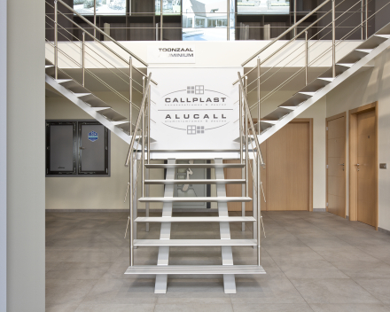 Escalier moderne Triangle dans l'entreprise Callplast