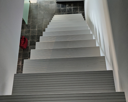 Modern stair Triangle at De Keyzer