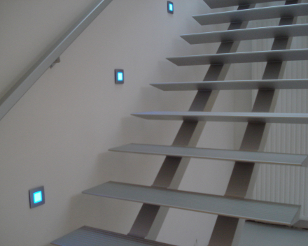 Modern stair Triangle at Desmet-Claeys