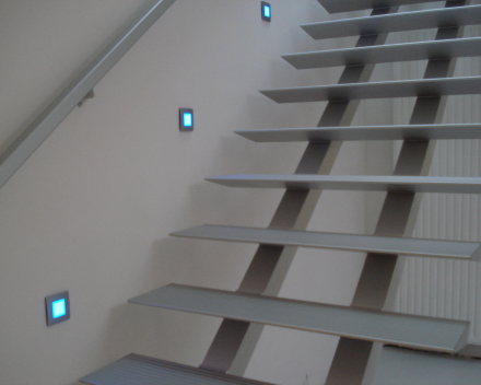 Modern stair Triangle at Desmet-Claeys