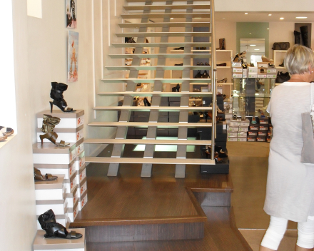 Modern stair Triangle in a shop from Heyraud