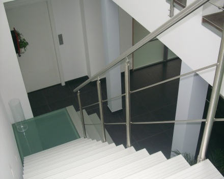 Modern stair Triangle at Hirson