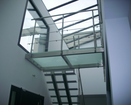 Modern stair Triangle at Hirson