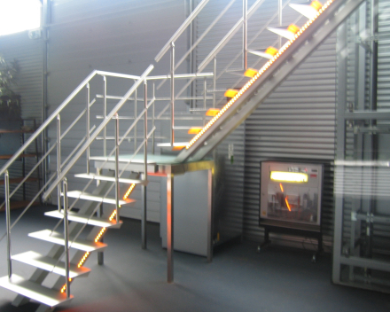 Modern stair Triangle in the company Koddaert