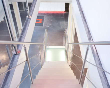 Modern stair Triangle at the company Thielemans