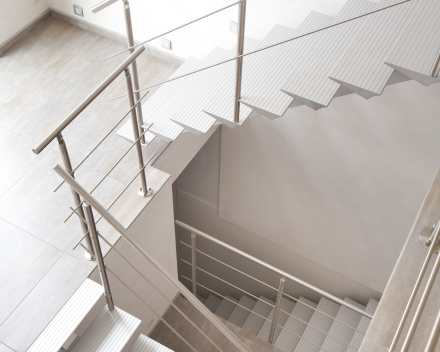 Modern stair Triangle at Waignain