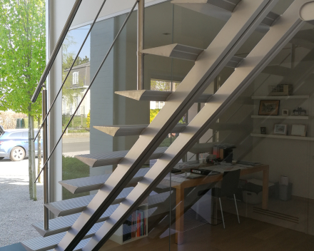 Escalier Moderne Triangle chez Wyseur